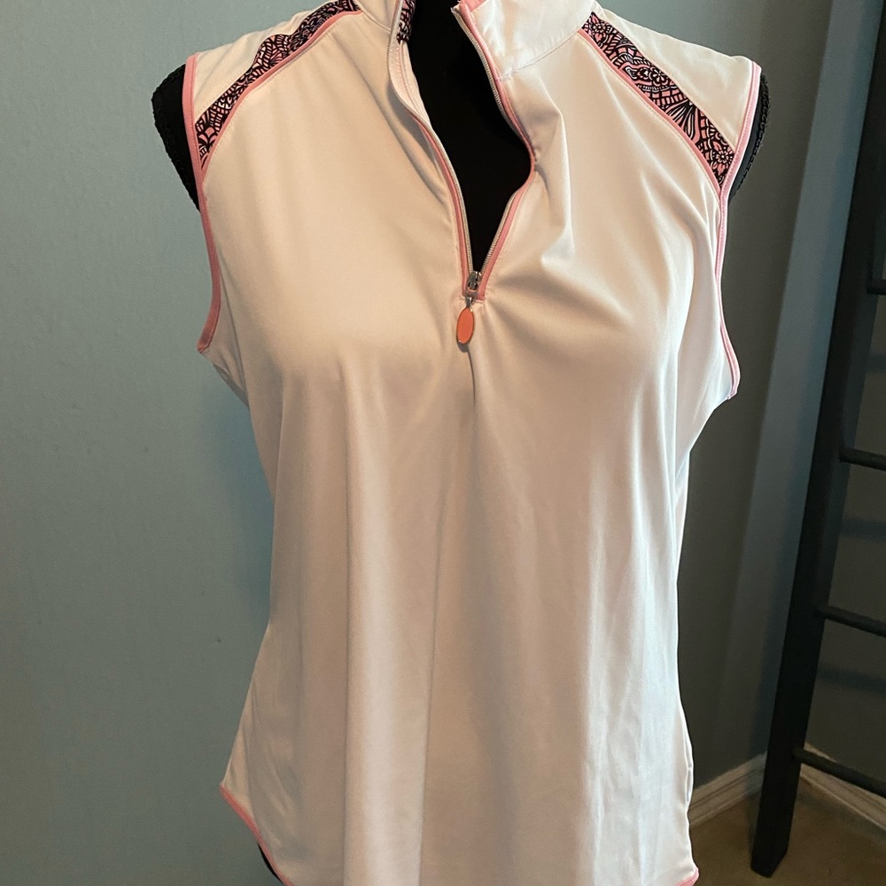 Greg Norman Play Dry sleeveless polo